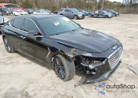 2019 Genesis G70 2.0T Advanced из США, поврежденный, VIN KMTG34LA1KU023205